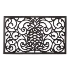 DII&reg; Pineapple Scroll Rubber Doormat