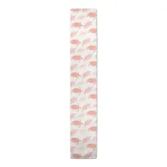 Watercolor Sea Turtles Indoor/Outdoor Table Runner Pink