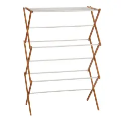 Household Essentials Drying Rack (Bamboo, 20")