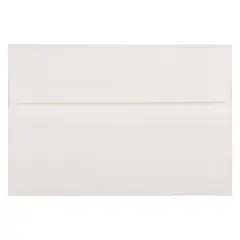 JAM Paper A8 Strathmore Invitation Envelopes, 50ct. Bright White Laid
