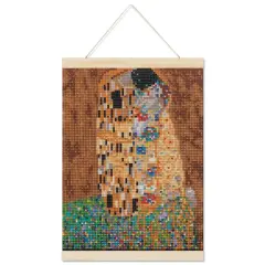 The Kiss with Frame Diamond Art Kit by Make Market&reg;