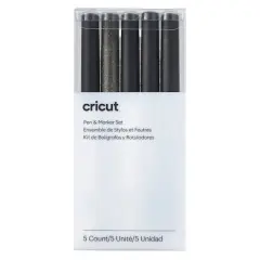 Cricut&reg; Black Pen & Marker Set