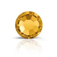 Preciosa MAXIMA SS7 Flat Back Czech Crystals, 144ct. Topaz