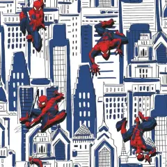 RoomMates Blue Spider-Man Cityscape Peel & Stick Wallpaper