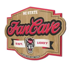 NCAA Fan Cave Sign NC State Wolfpack