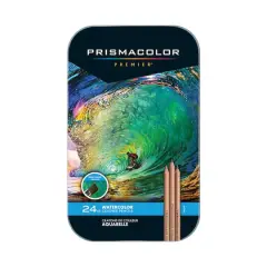 Prismacolor&reg; Premier Watercolor Pencil 24 Color Tin