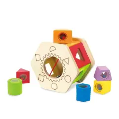 Hape Shake & Match Toddler Wooden Shape Sorter