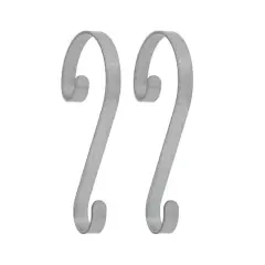 Haute Decor Stocking Scrolls&reg; Real Galvanized Stocking Holders, 2ct.