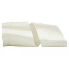 JAM Paper 4" x 55yd. Perfect Printer Satin Ribbon Ivory