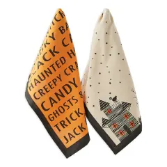 DII&reg; Haunted Hollow Printed Dishtowels Set