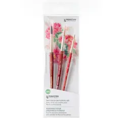 Princeton&trade; Watercolor Floral 3 Piece Brush Set