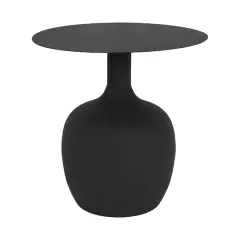 Hello Honey&reg; 18" Black Metal Textured Table