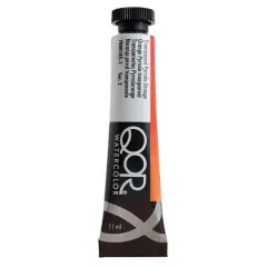 QoR&trade; Watercolor Tube, 11mL Transparent Pyrrole Orange