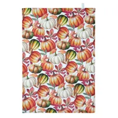Pumpkin Print Tea Towel by Makery&trade;