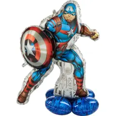 AirLoonz&reg; 48" Avengers Captain America Foil Balloon