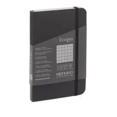 Fabriano&reg; EcoQua Plus Graph Stitch-Bound Notebook Black