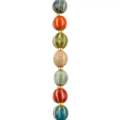 Multicolor Ceramic Round Beads, 11mm by Bead Landing&trade;