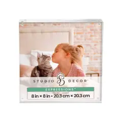 Expressions&trade; Clear Acrylic Block Frame by Studio D&eacute;cor&reg;