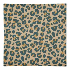 Leopard Cotton Twill Napkin Beige