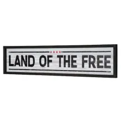 American Art D&eacute;cor&trade; 36" Land Of The Free Novelty Wall Sign