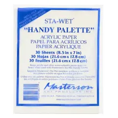 Sta-Wet&reg; Handy Palette Acrylic Paper Refill