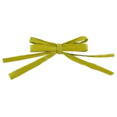 JAM Paper 0.25" 2 Strand Raffia Twist Tie Bows, 100ct. Basil