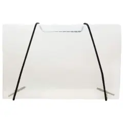 JAM Paper Plastic Business Card Holder Case Clear