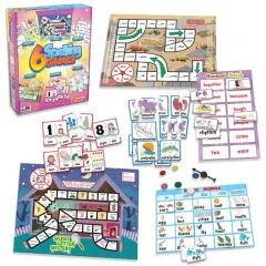Junior Learning&reg; Set of 6 Assorted Spelling Games