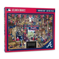 MLB Barnyard Fans 500 Piece Puzzle Atlanta Braves