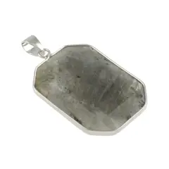 Faceted Labradorite Rectangle Pendant by Bead Landing&trade;