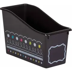 Teacher Created Resources Chalkboard Plastic Book Bin, 3ct.