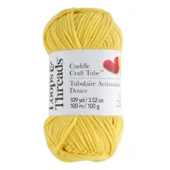 Cuddle Craft Tube&trade; Yarn by Loops & Threads&reg; Daffodil Delight