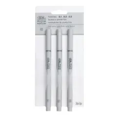 Winsor & Newton&reg; 3 Cool Grey Fineliner Set