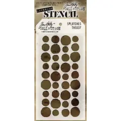 Stampers Anonymous Tim Holtz&reg; Splotches Layered Stencil