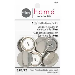 Dritz&reg; Home 1.125" Half Ball Cover Button, 6ct.