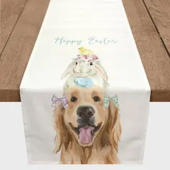 Easter Friends Stack 16" x 90" Cotton Twill Runner