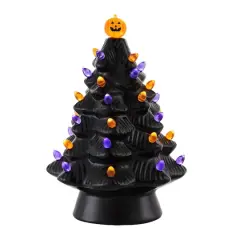 Mr. Halloween 11.6" Black Adapter Operated Ceramic Tree