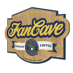 MLB Fan Cave Sign Milwaukee Brewers