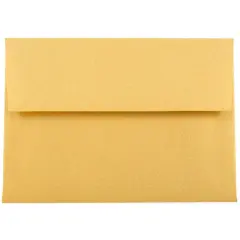 JAM Paper A1 Metallic Invitation Envelopes, 25ct. Gold Stardream