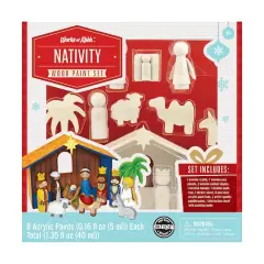 Works of Ahhh... Wood Painting Kit - Nativity