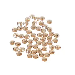 SS16 Round Flatback Austrian Crystals by Bead Landing&trade;, 55ct. Golden Honey