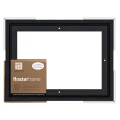 Ampersand&reg; Black Bold Edge Floaterframe