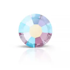 Preciosa MAXIMA SS20 Aurora Borealis Flatback Czech Crystals, 144ct. Light Amethyst AB