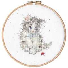 Bothy Threads Ladybird Counted Cross Stitch Kit with Hoop