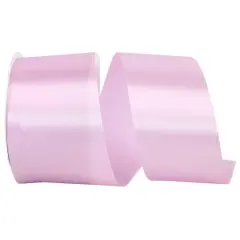 JAM Paper 2.5" x 50yd. Single Face Satin Allure Ribbon Pink Orchid