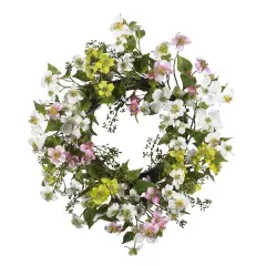 20" Multicolored Dogwood Wreath