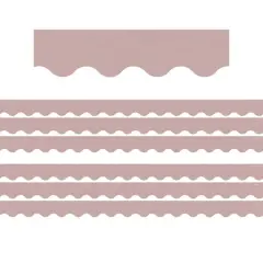 Teacher Created Resources Light Mauve Scalloped Border Trim, 210ft.
