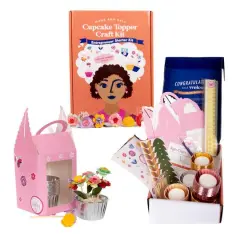 Kids Crafts Make & Sell Cupcake Topper Business Craft Kit