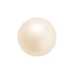 Preciosa Maxima 6mm Glass Nacre Pearls, 40ct. Creamrose