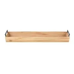 29" Long Wood Tray with Handle by Ashland&reg;